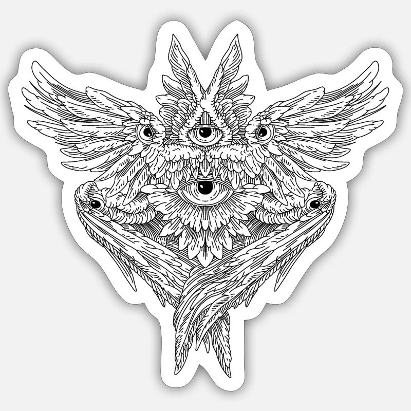 Sticker taille S (10 x 10 cm) - 