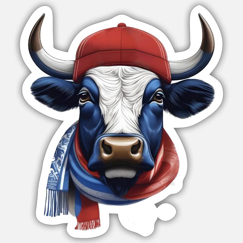 Taurus Supporter - Sticker size S (10 x 10 cm) - white matte