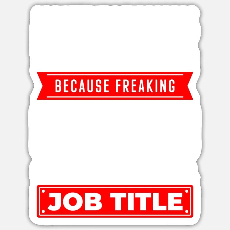 Sicherheitsdienst Beruf Groß Eingang Sticker Größe S (10 x 10 cm)