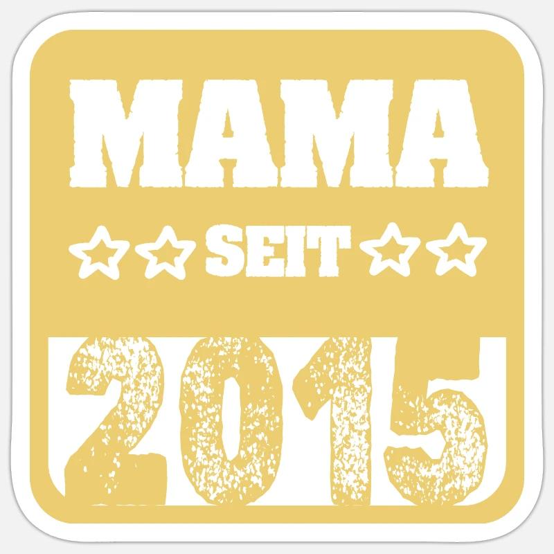 2015 - Sticker Größe S (10 x 10 cm) - Mattweiß