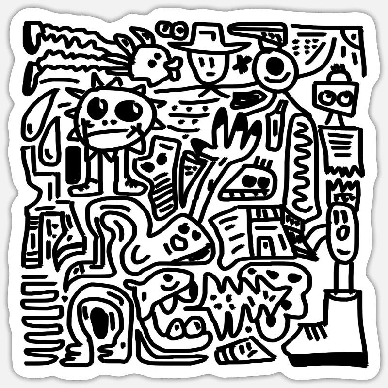 Sticker Größe S (10 x 10 cm) - 