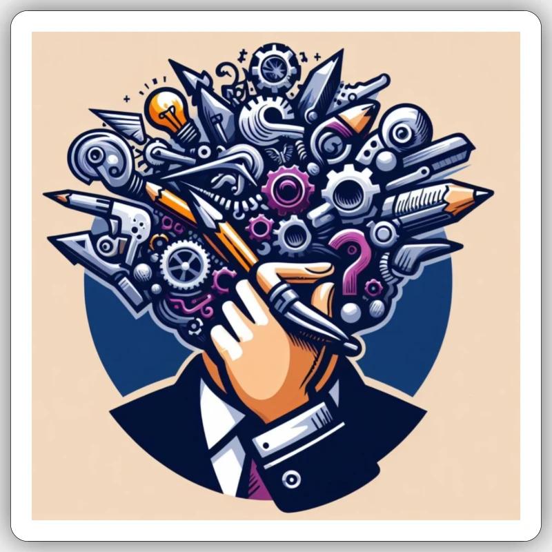 Sticker Größe S (10 x 10 cm) - 