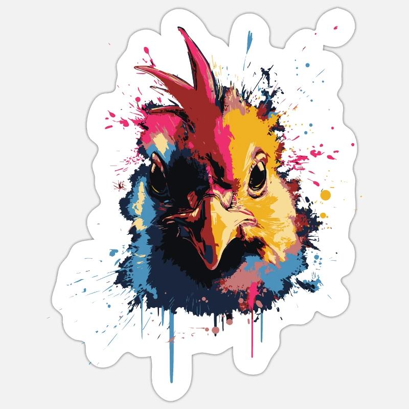 Sticker taille S (10 x 10 cm) - 