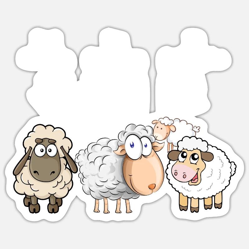Dat Schap - Sticker Größe S (10 x 10 cm) - Mattweiß