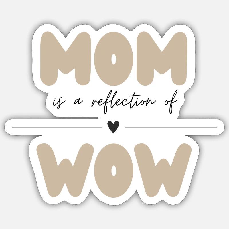 Mama Design / Muttertag Sticker Größe S (10 x 10 cm)