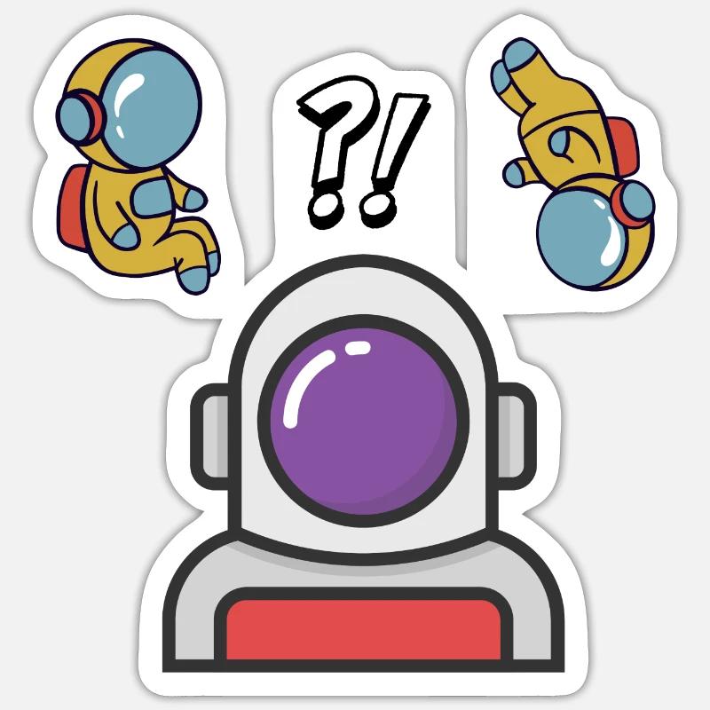 Space project game?! Sticker size S (10 x 10 cm)