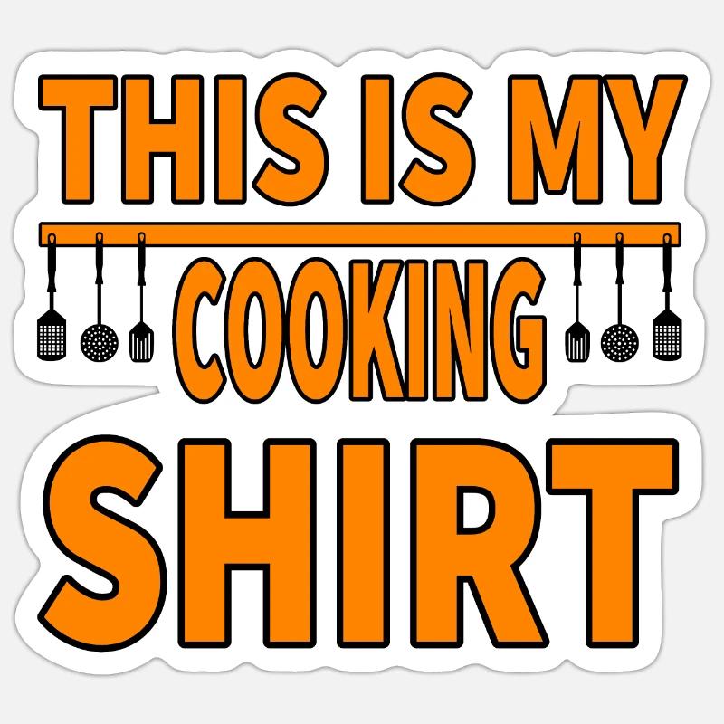 Kochen Sticker Größe S (10 x 10 cm)