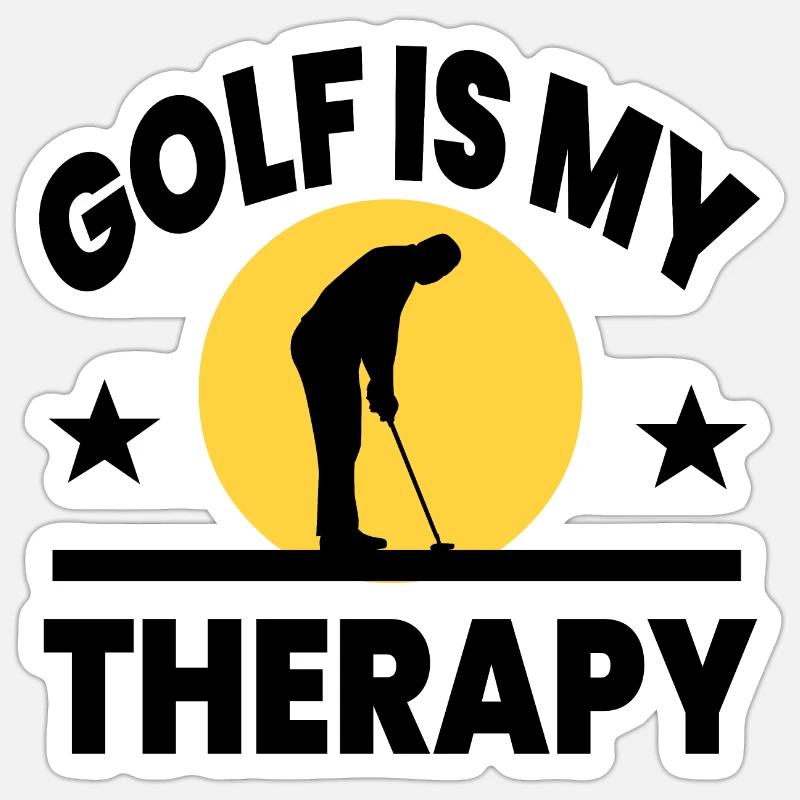 Golf Sticker Größe S (10 x 10 cm)