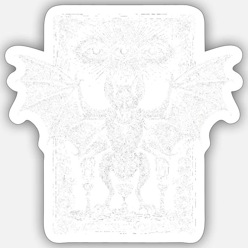 Bat Tarot Sticker size S (10 x 10 cm)