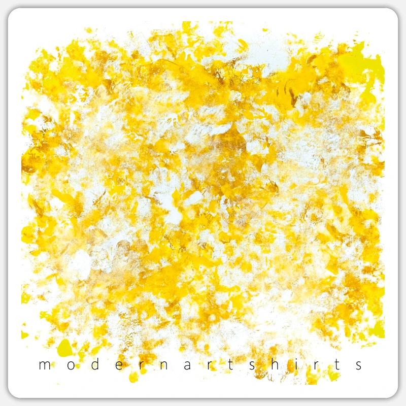 Explosion de couleurs estivales - Sticker taille S (10 x 10 cm) - blanc mat