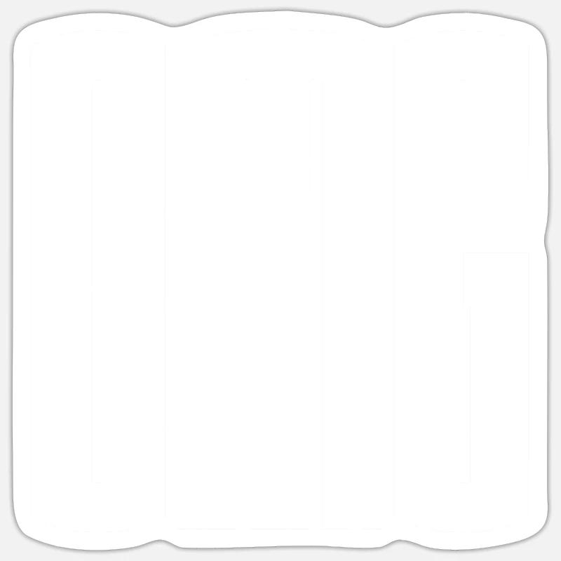 OMG oh mon dieu ! - Sticker taille S (10 x 10 cm) - blanc mat