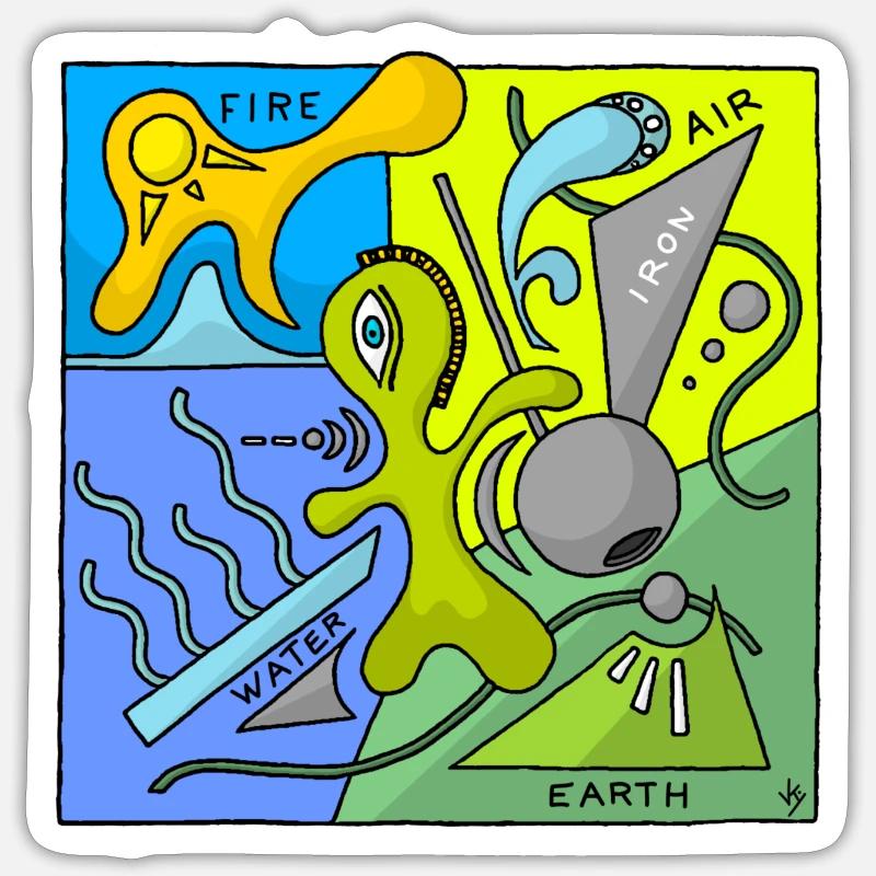 Sticker taille S (10 x 10 cm) - 