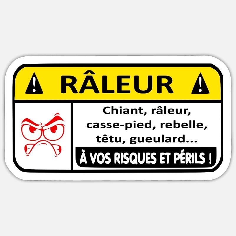Complaining Danger - Sticker size S (10 x 10 cm) - white matte