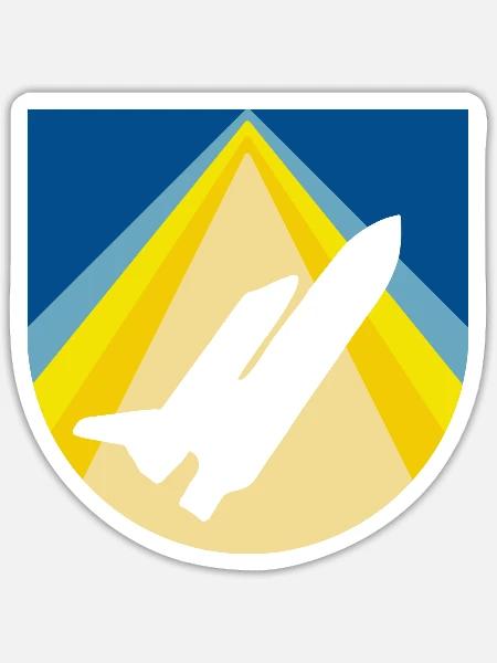 Luftfahrt Flieger Flieger - Sticker Größe S (10 x 10 cm) - Mattweiß