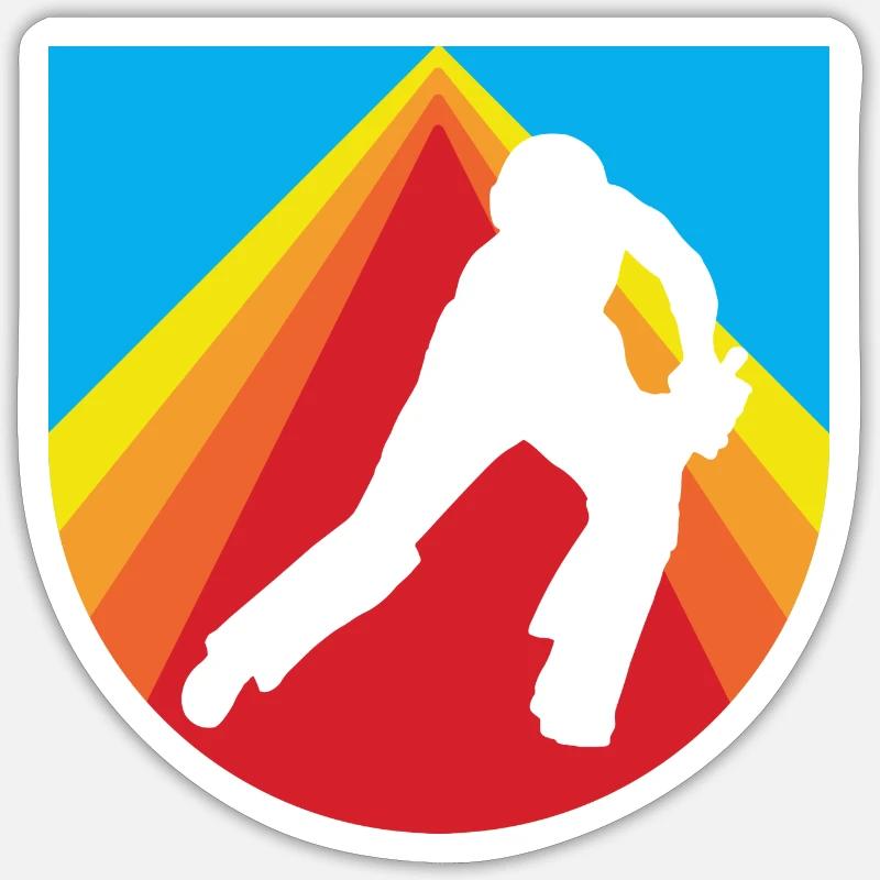 Cricketer Cricketer Pitcher Sticker size S (10 x 10 cm)