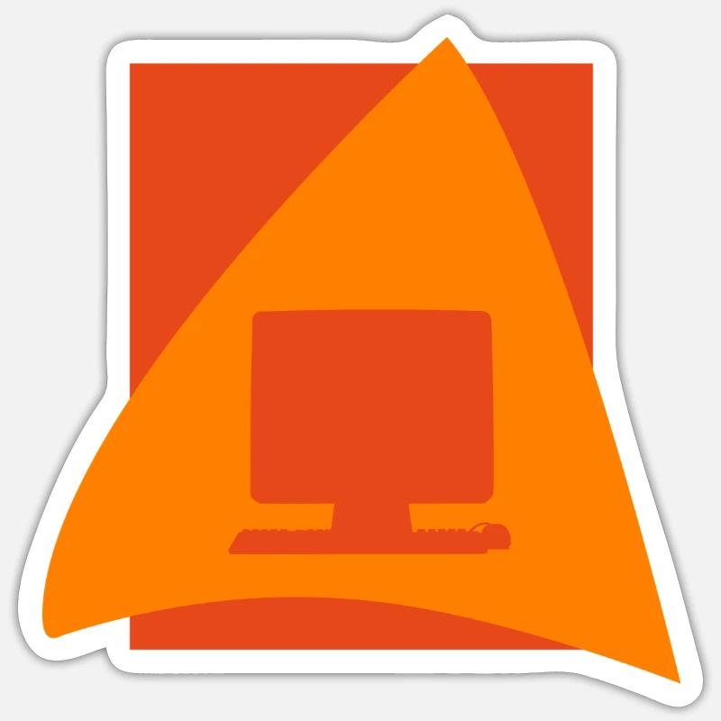 PC Computer Science Gamer Sticker size S (10 x 10 cm)