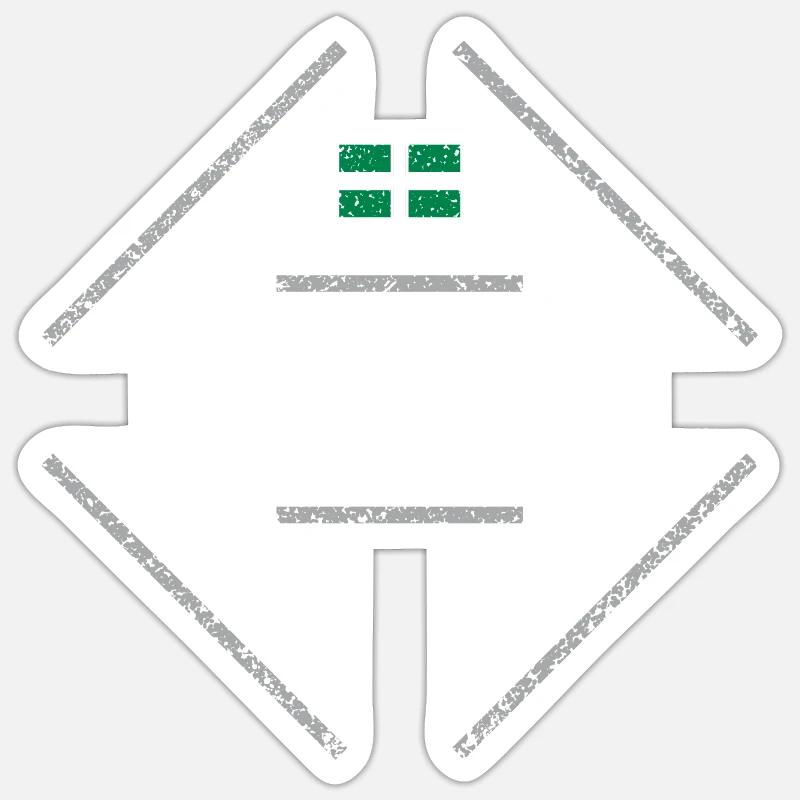 Devon - Sticker Größe S (10 x 10 cm) - Mattweiß