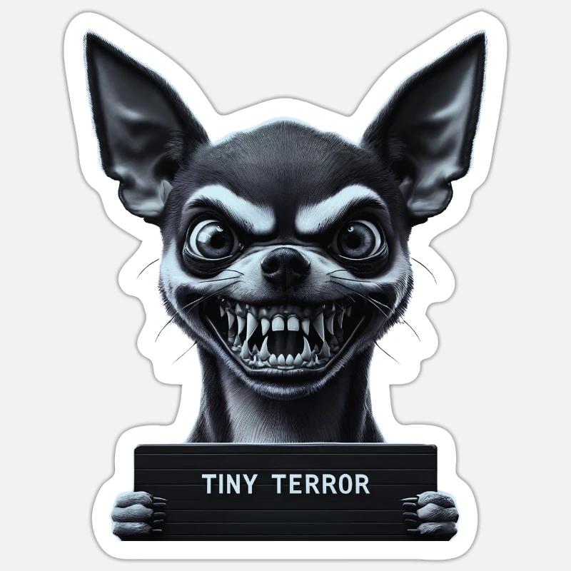Tiny Terror Sticker size S (10 x 10 cm)