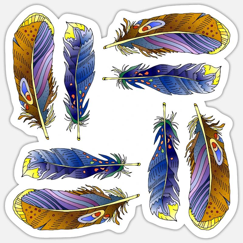 Stylo - Sticker taille S (10 x 10 cm) - blanc mat