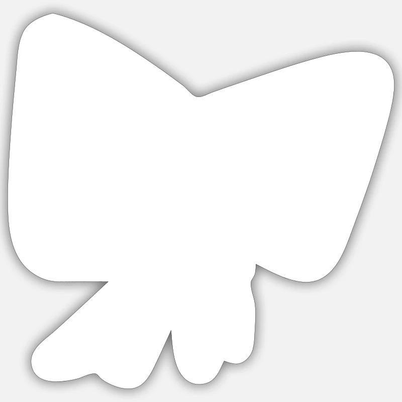 Loop pattern icon - Sticker size S (10 x 10 cm) - white matte