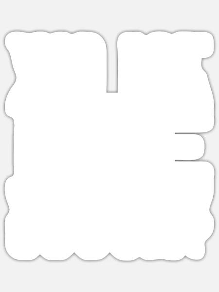 WO IST DIE COUCH - Sticker Größe S (10 x 10 cm) - Mattweiß