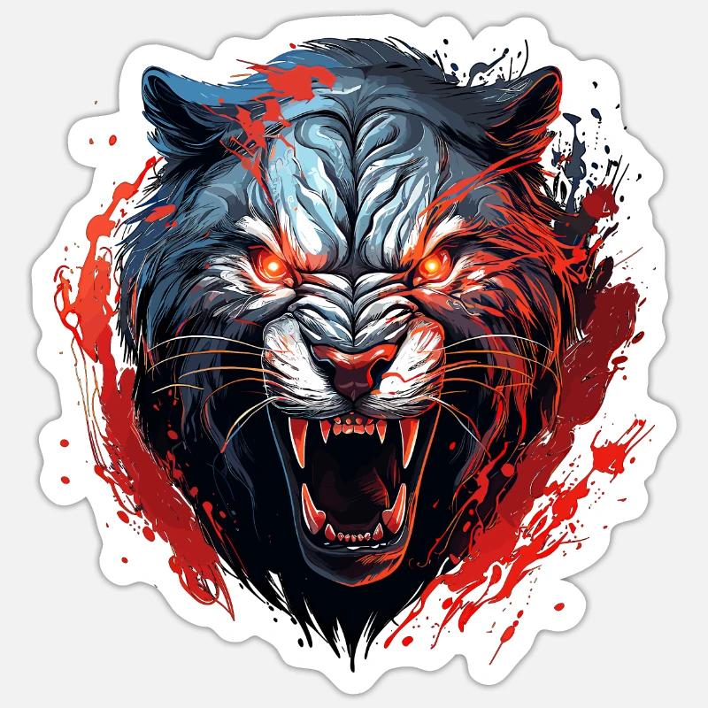 Graceful Predators Sticker size S (10 x 10 cm)