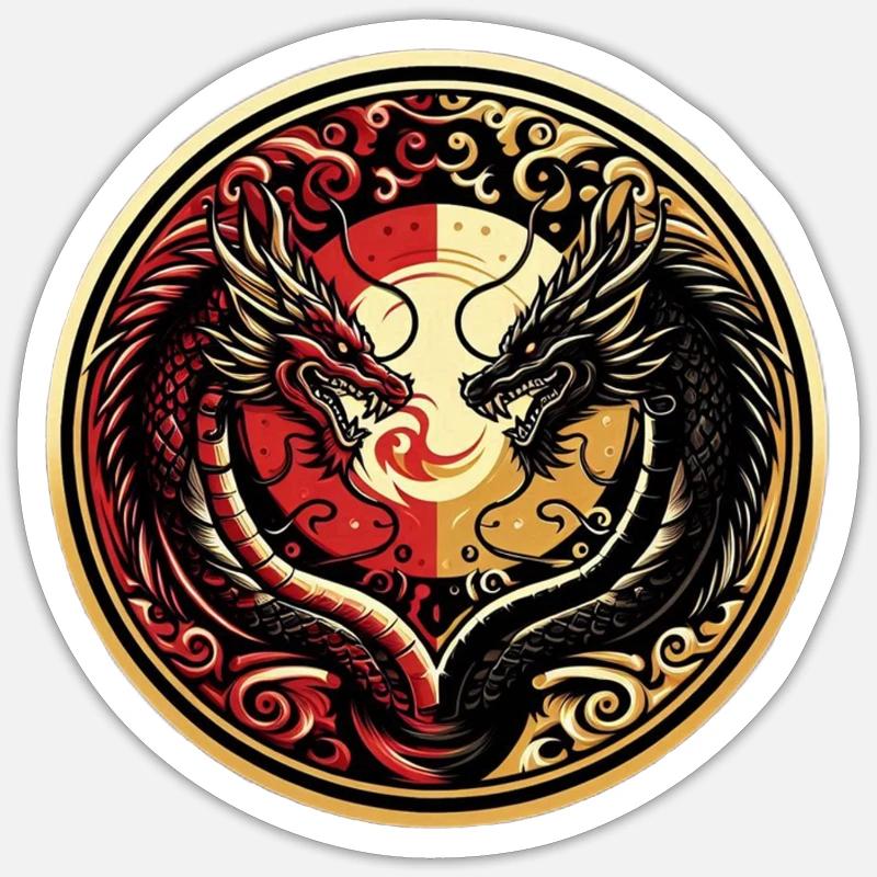 Dragons Sticker size S (10 x 10 cm)