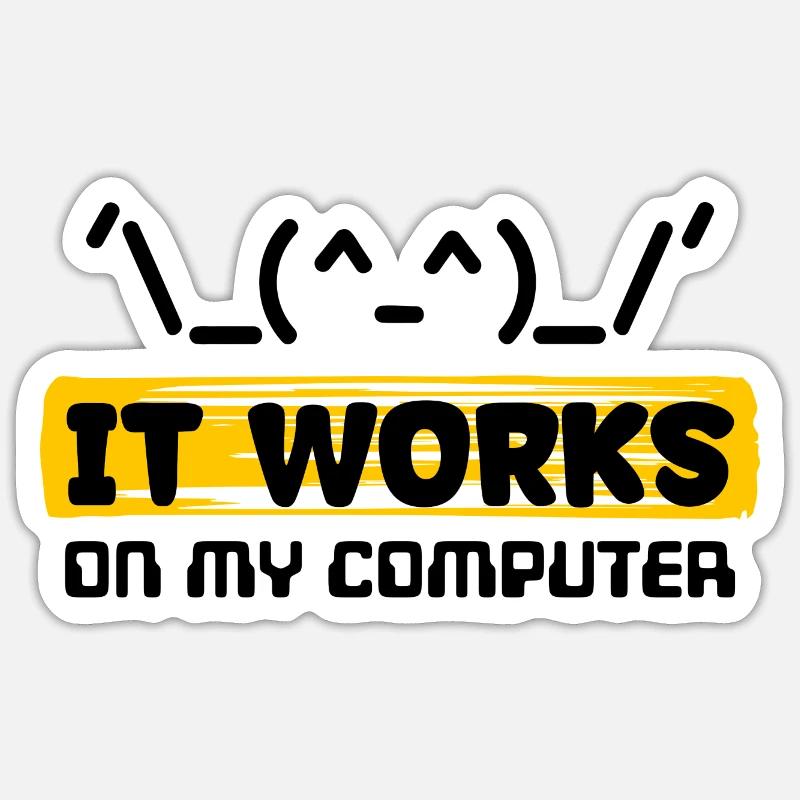 Coden Scripting Computer Geek Developer Statement Sticker size S (10 x 10 cm)