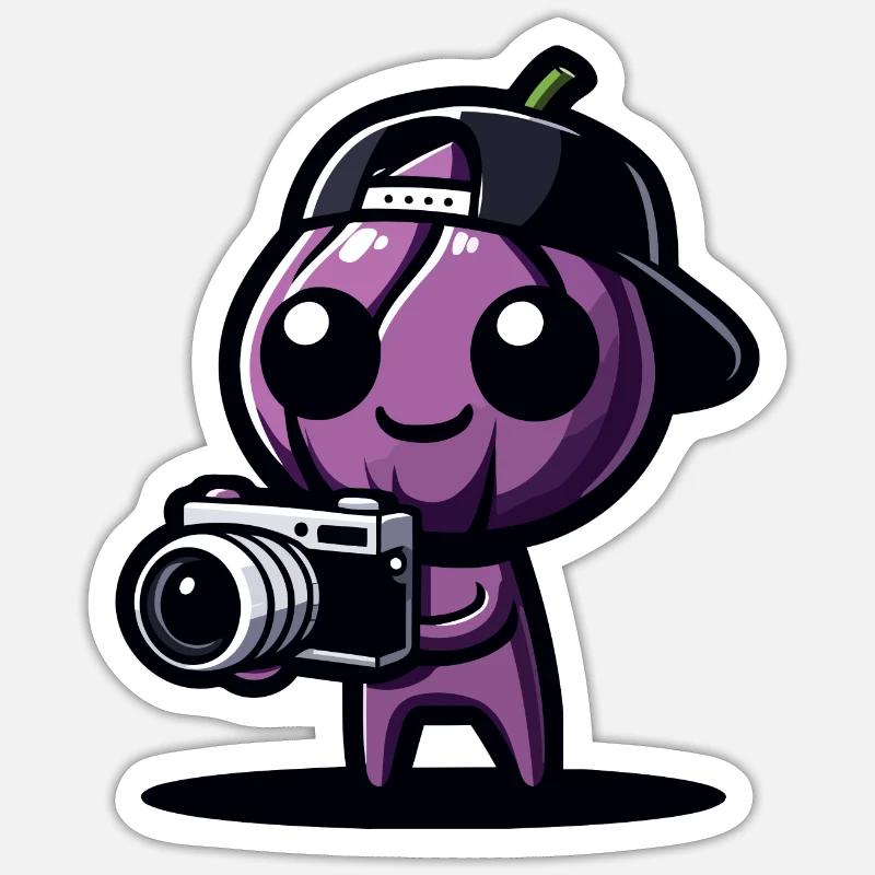 PicBerry the Shutterbug Sticker size S (10 x 10 cm)