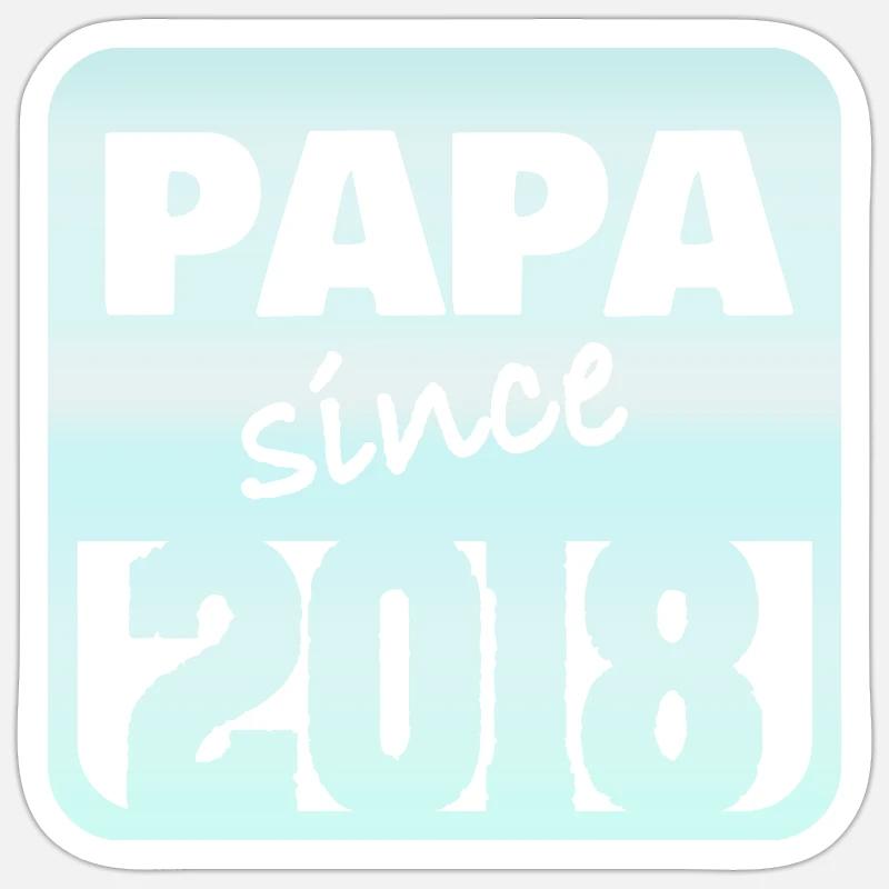 2018 - Sticker size S (10 x 10 cm) - white matte