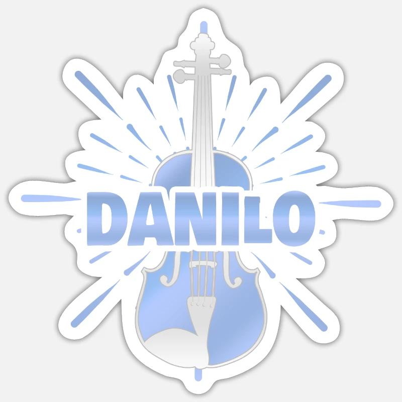 Danilo as a first name Sticker size S (10 x 10 cm)
