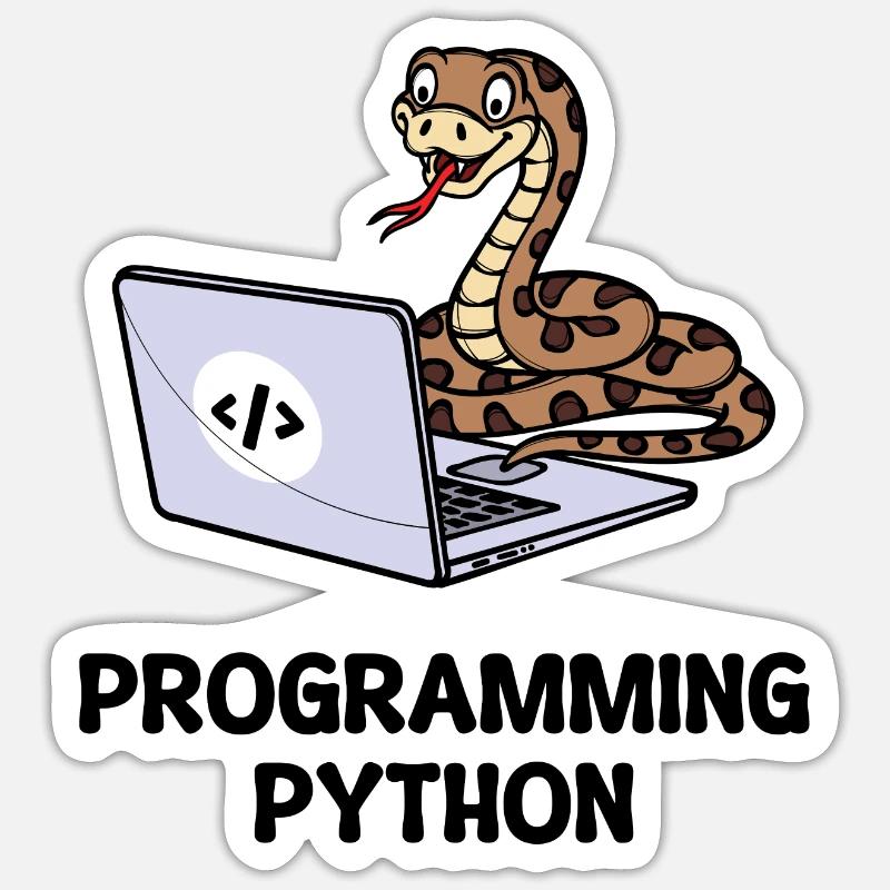 Developer Funny Sayings Programmer Computer - Sticker size S (10 x 10 cm) - white matte