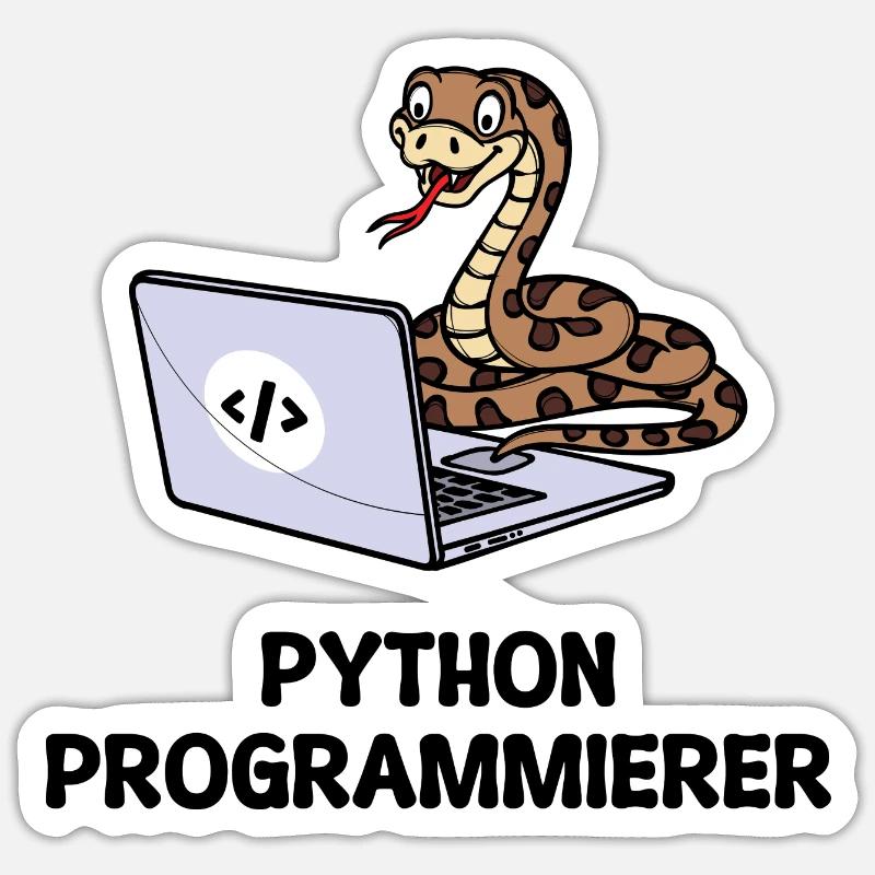 Déclaration du développeur de code informatique du programmeur - Sticker taille S (10 x 10 cm) - blanc mat