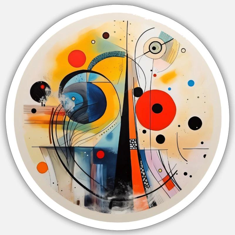 Art abstract Sticker size S (10 x 10 cm)