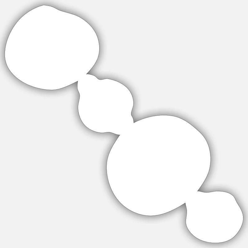 Circles Circle Shape Symbol Sticker size S (10 x 10 cm)