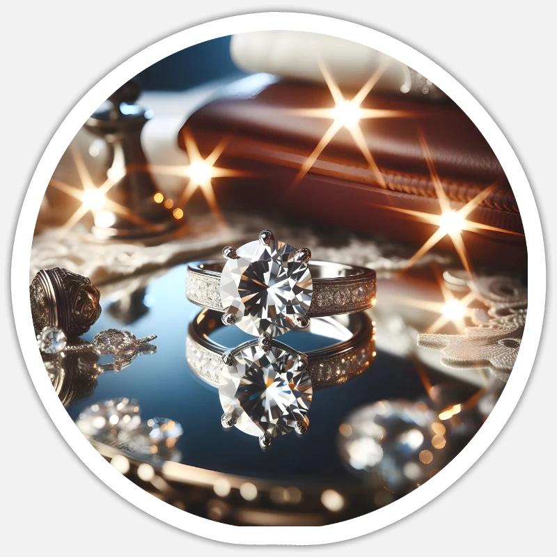 Diamond Sticker size S (10 x 10 cm)