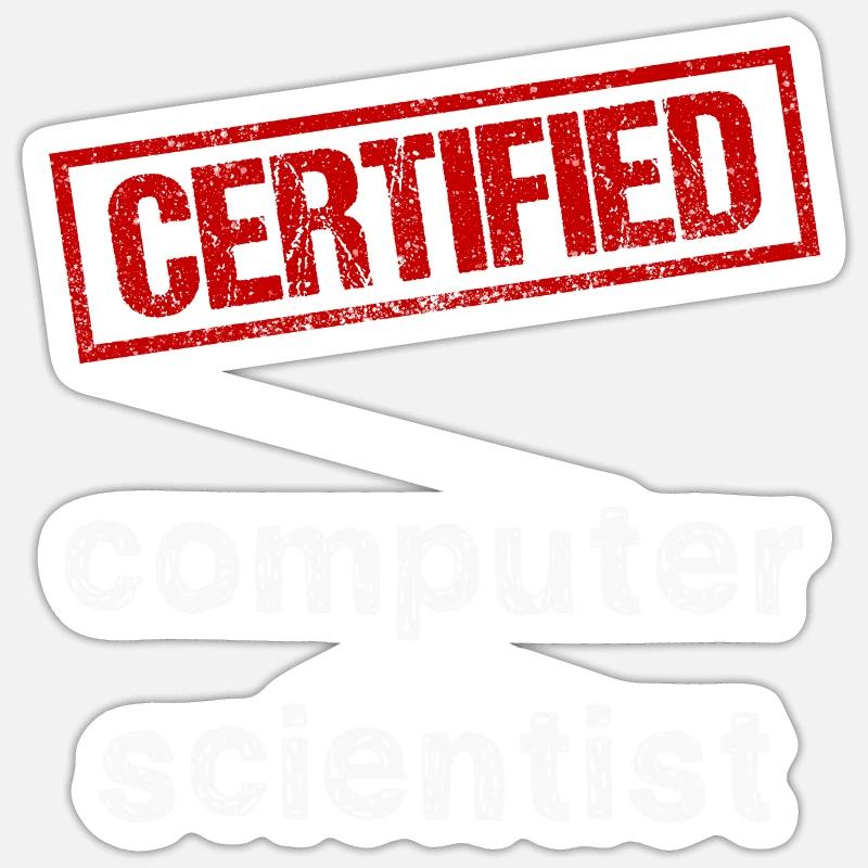 Informatiker Sticker Größe S (10 x 10 cm)