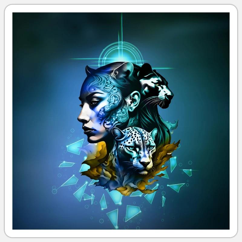 Sticker Größe S (10 x 10 cm) - 