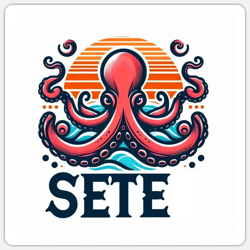 sete Sticker size S (10 x 10 cm)