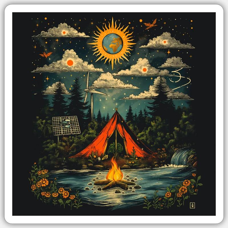 Sticker Größe S (10 x 10 cm) - 