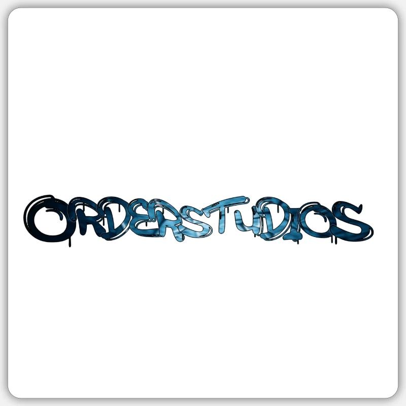 Orderstudios Sticker Größe S (10 x 10 cm)