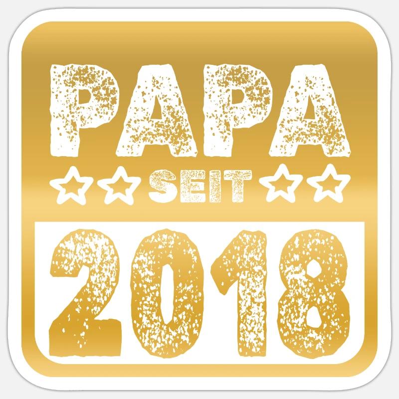 2018 - Sticker size S (10 x 10 cm) - white matte