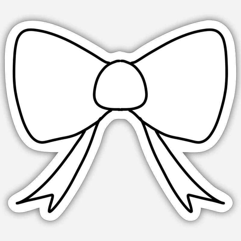 Loop icon shape - Sticker size S (10 x 10 cm) - white matte