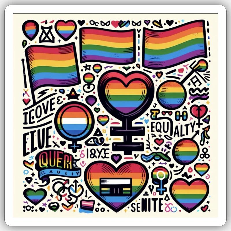 Sticker Größe S (10 x 10 cm) - 