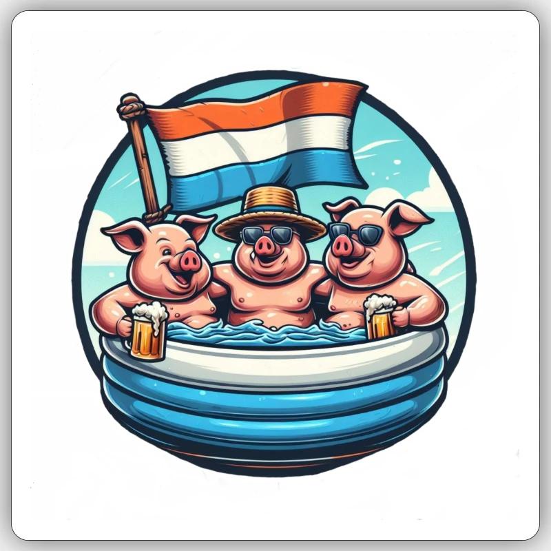 Sticker Größe S (10 x 10 cm) - 