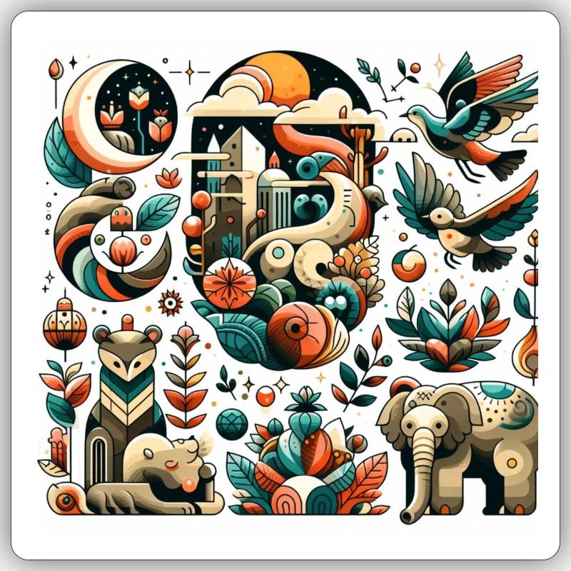 Sticker size S (10 x 10 cm) - 