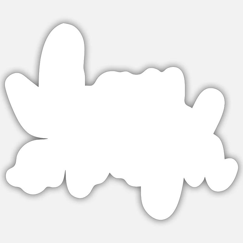 I Am Enough - Sticker size S (10 x 10 cm) - white matte