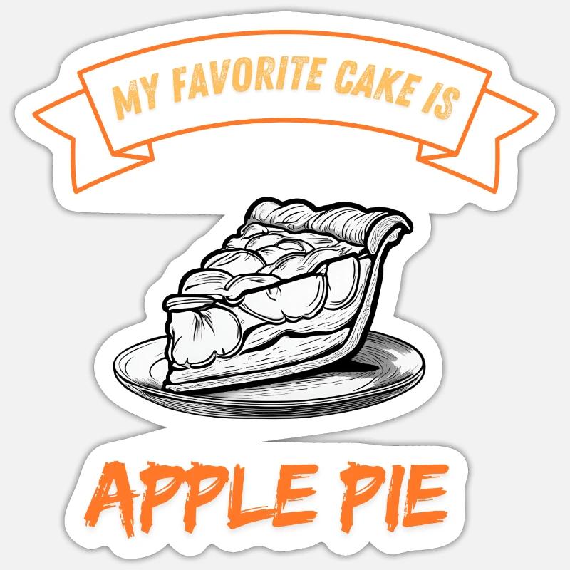 Cake & Cake - Sticker size S (10 x 10 cm) - white matte