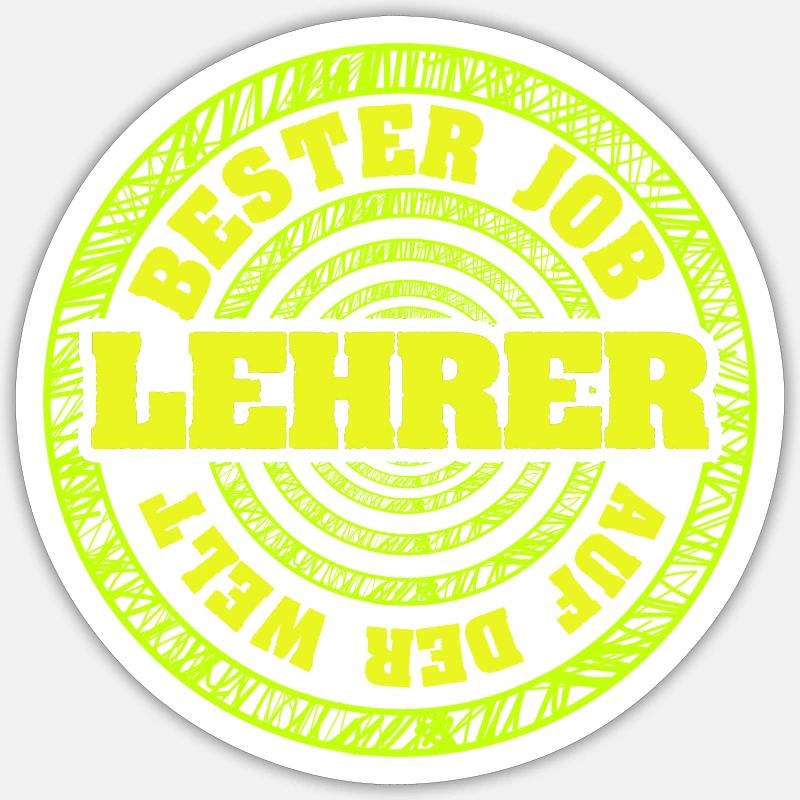 L’enseignant comme métier Sticker taille S (10 x 10 cm)