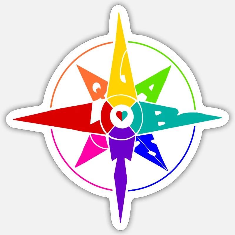 Pride - Sticker Größe S (10 x 10 cm) - Mattweiß